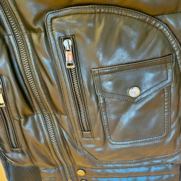 NWOT!!! POLO by RALPH LAUREN - WOMENS LEATHER JACKET Color BLACK Sz Small - Picture 5 of 6